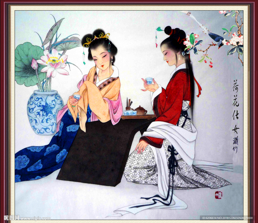 工笔仕女