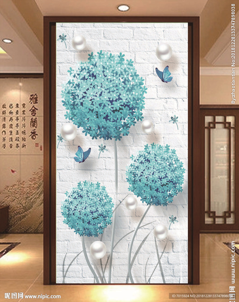 玄关 玄关背景墙 玄关壁画