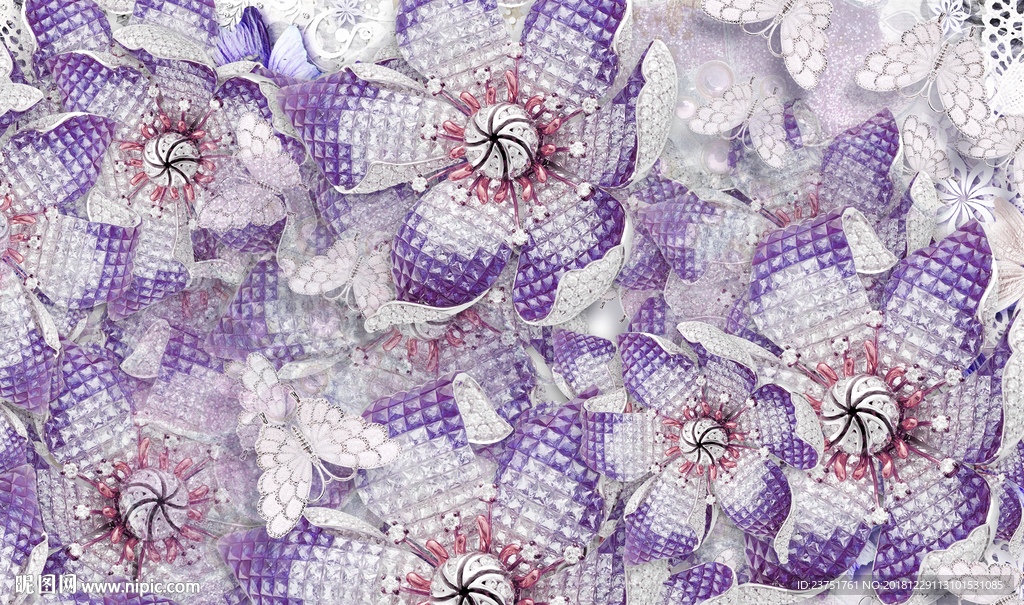 3d立体花