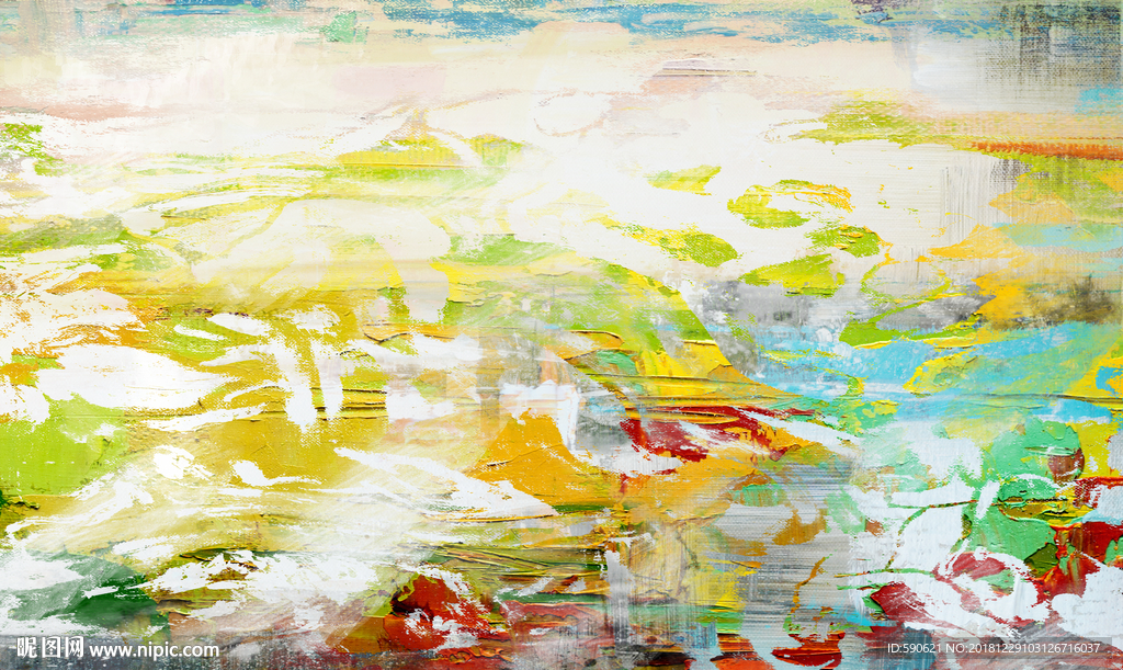 抽象油画