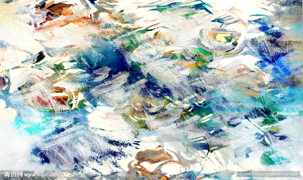抽象油画