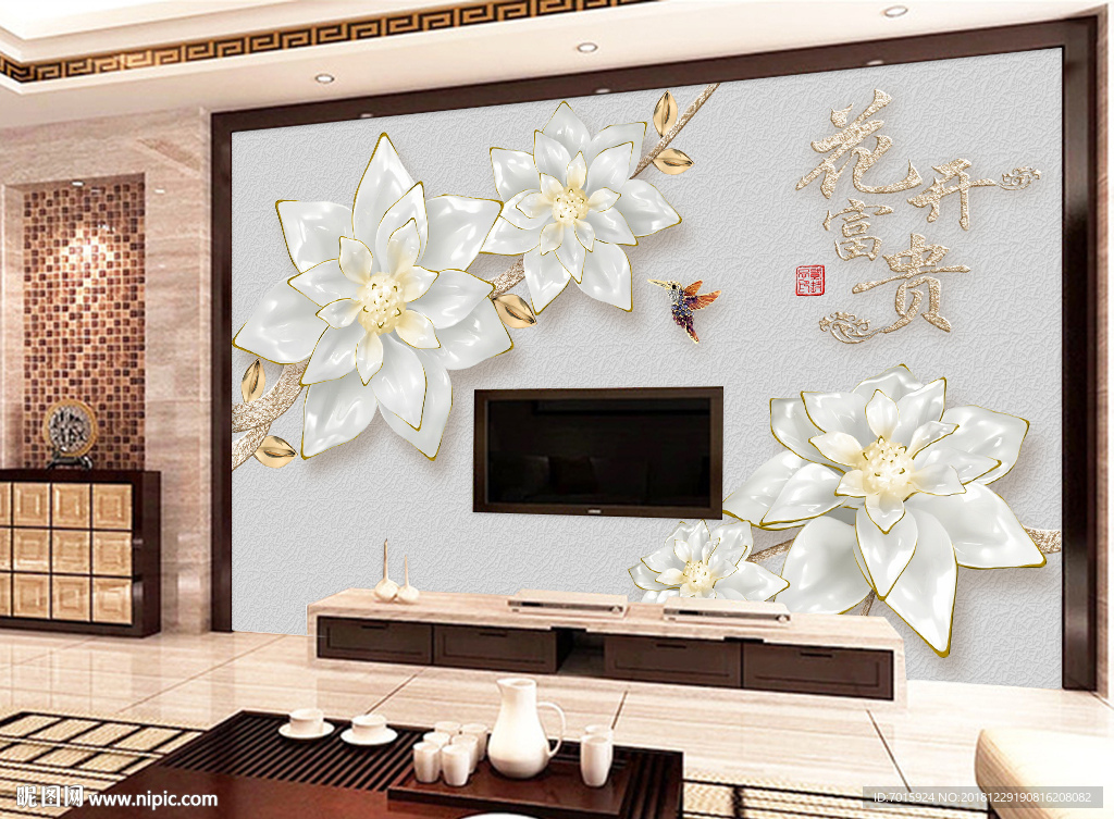 大堂背景墙 卧室背景墙 沙发墙