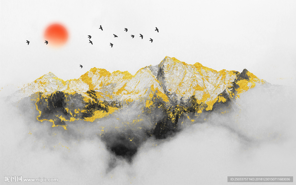 抽象中式玄关屏风背景底纹素材艺