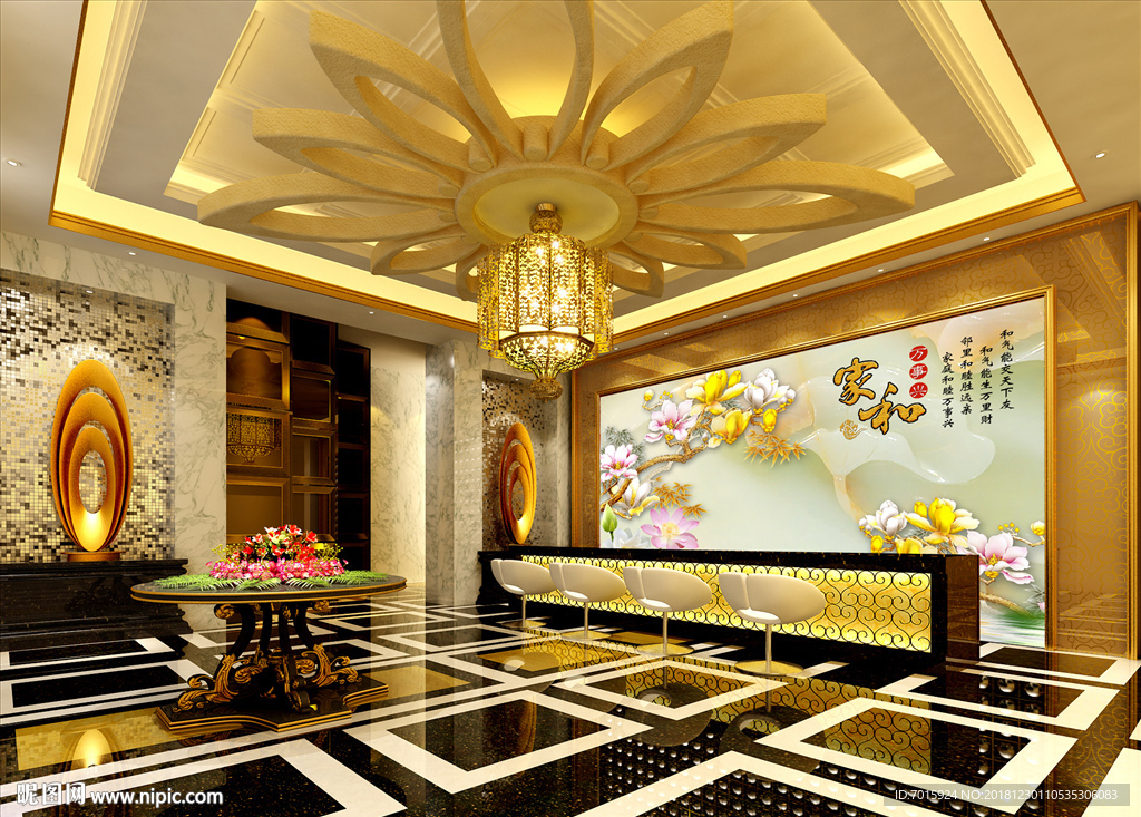 背景墙效果图 电视背景墙 电视