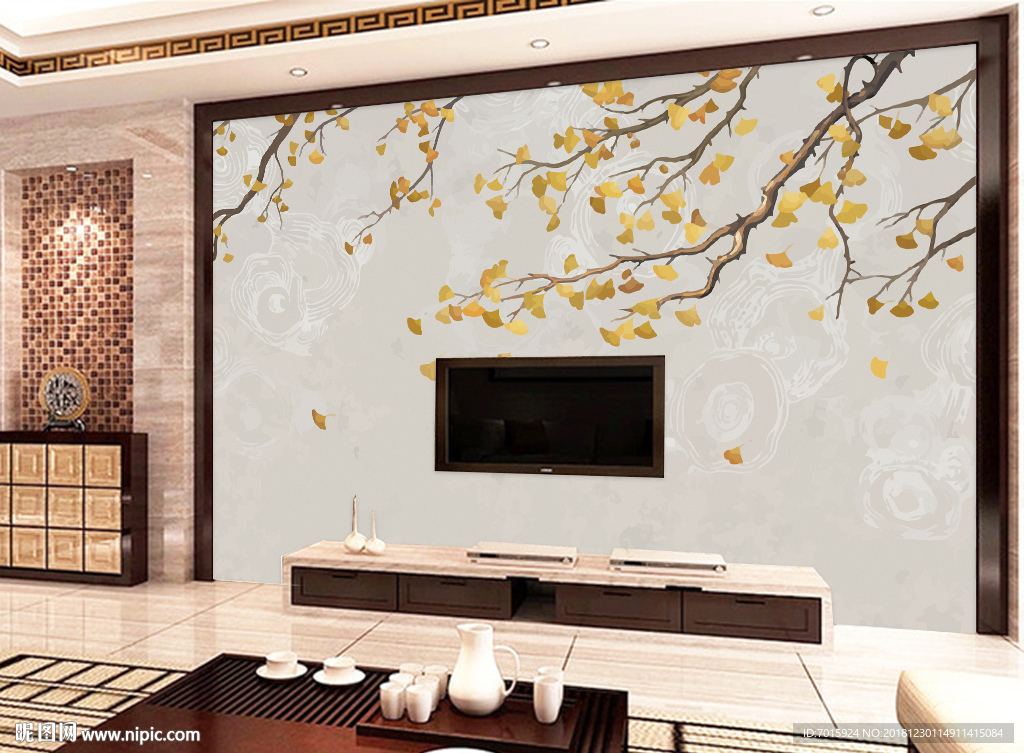 手绘 线条 清新 美式乡村