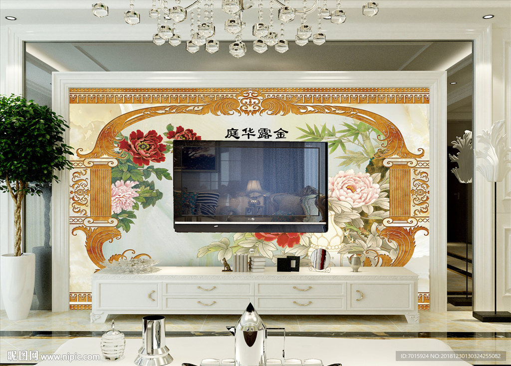 边框 花边 壁画 壁纸 背景墙