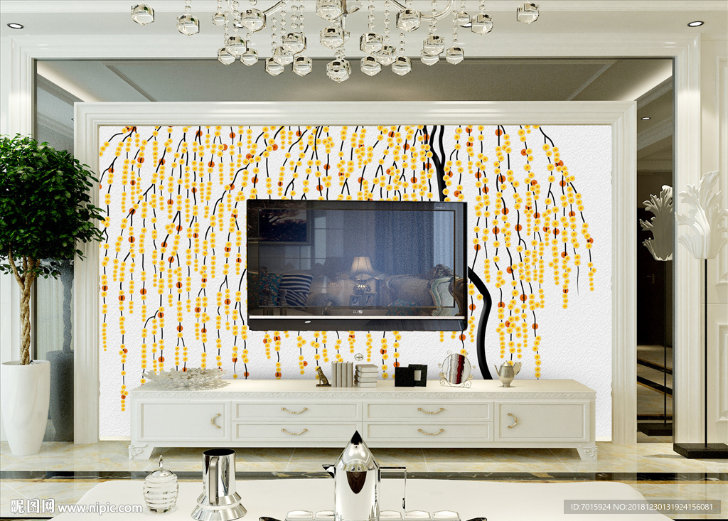 玄关装饰画 欧式背景墙