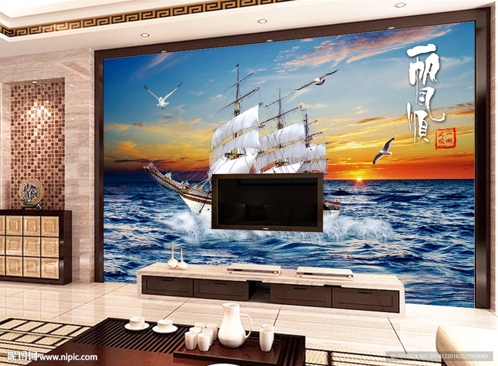 电视墙 背景墙 形象墙 装饰画