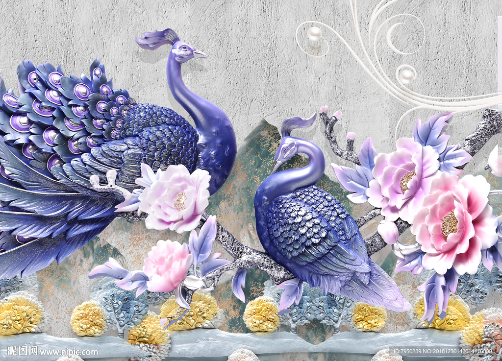 3D浮雕背景墙