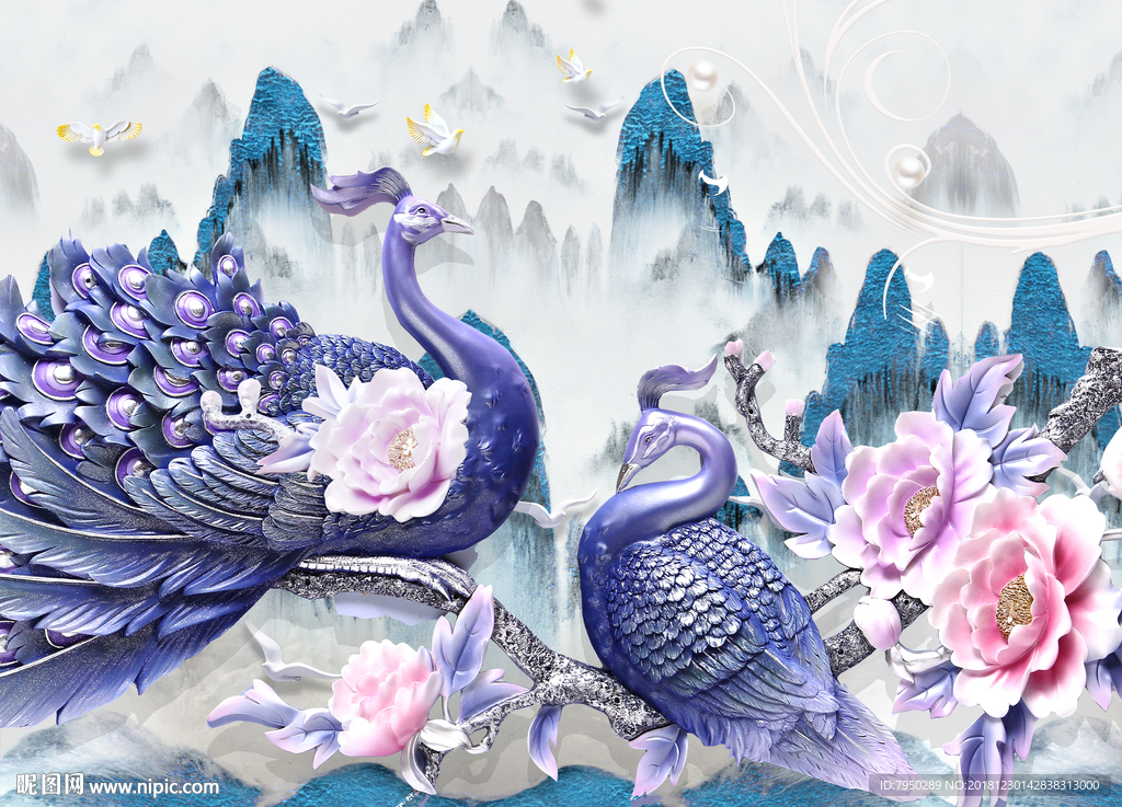 3D浮雕背景墙