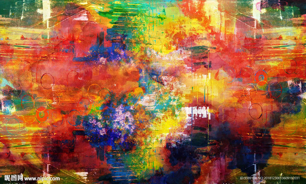 抽象油画