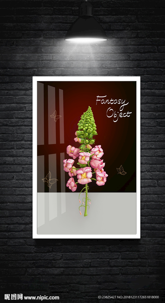 现代简约时尚花卉花朵装饰画