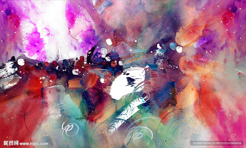 抽象油画
