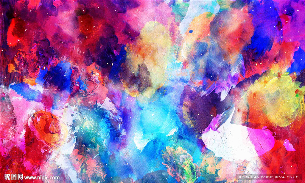 抽象油画