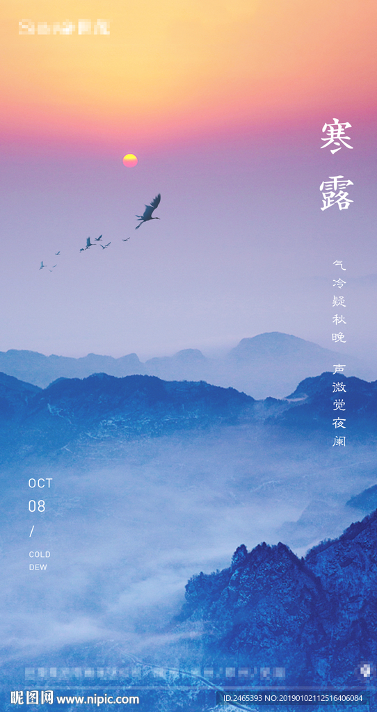 寒露海报