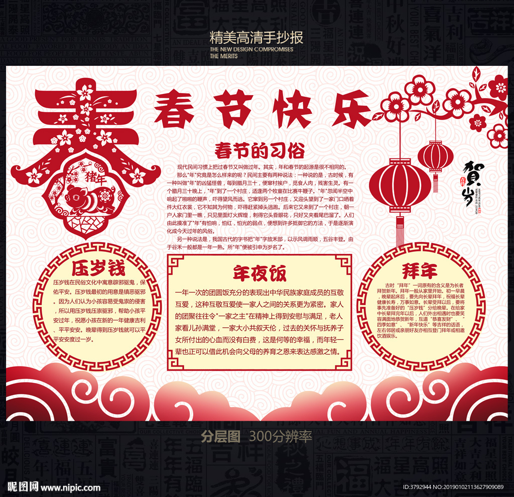 春节小报