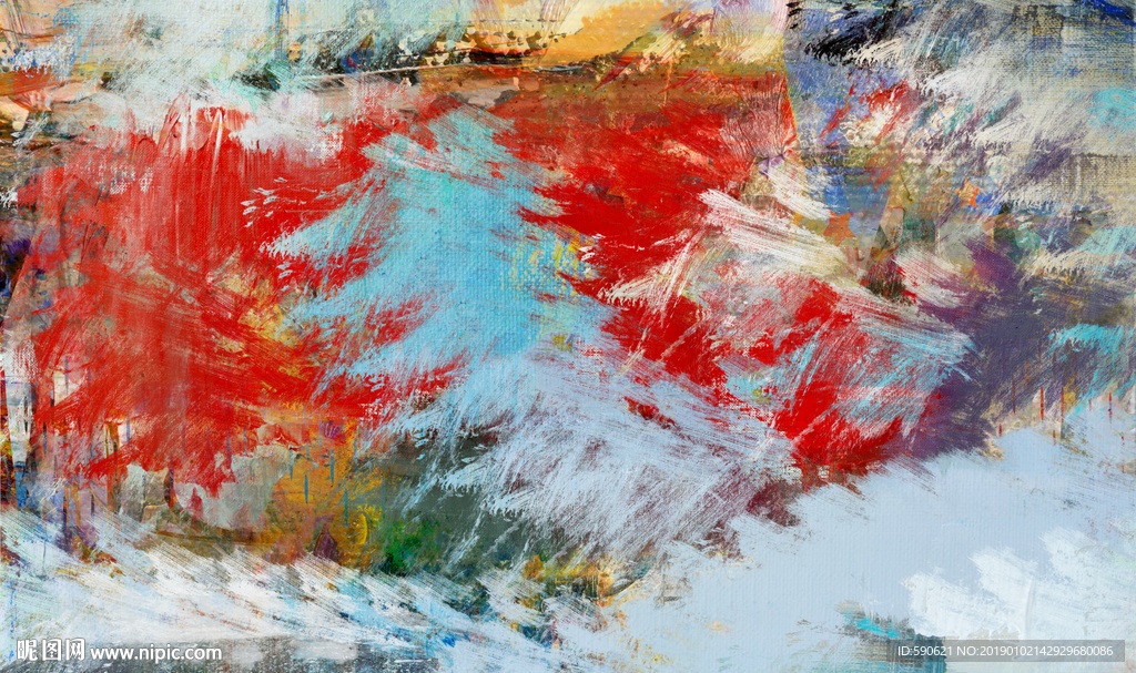 抽象油画