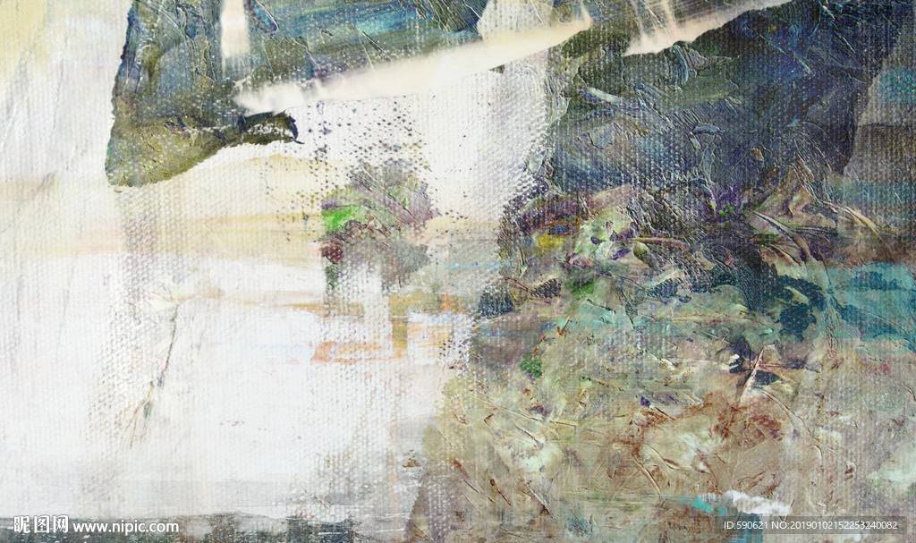 抽象油画