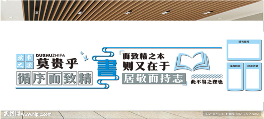 图书室文化墙