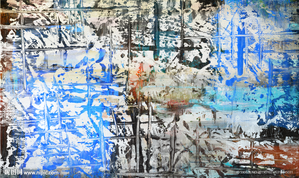 抽象油画