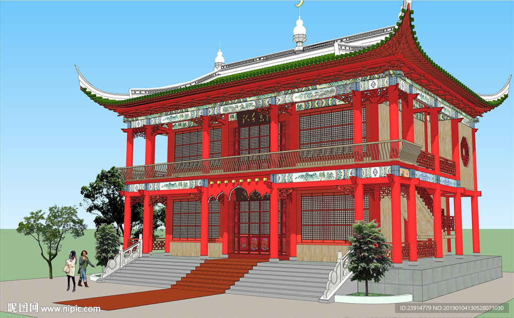 古建模型