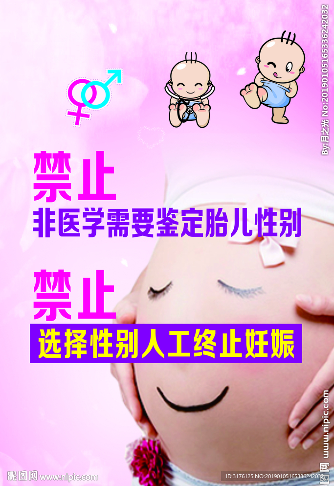 禁止非医学需要鉴定胎儿性别