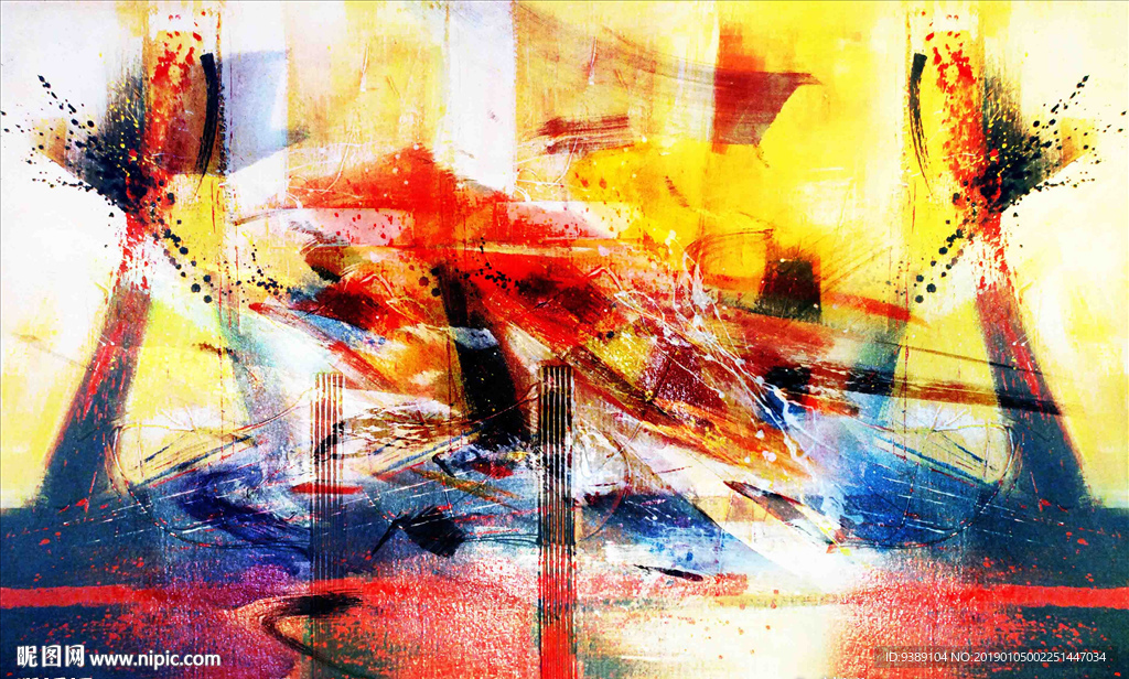 抽象油画