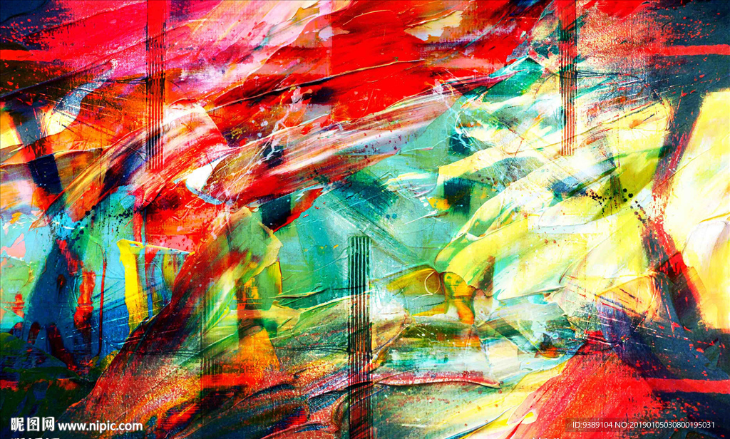 抽象油画