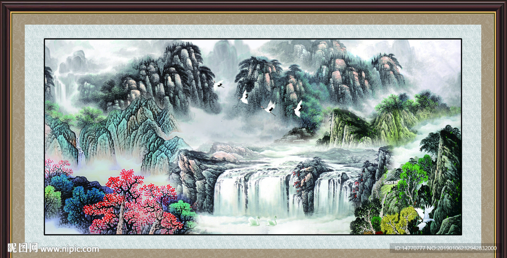 山水风景图