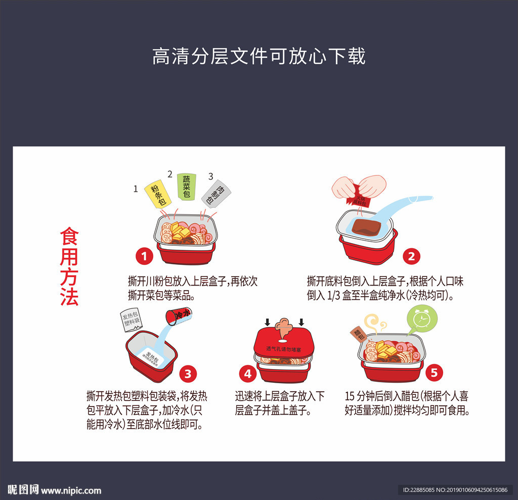 自热火锅食用方法
