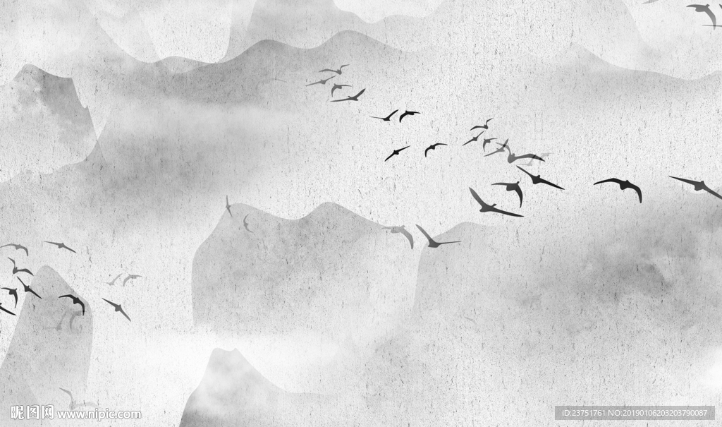 水墨山水背景