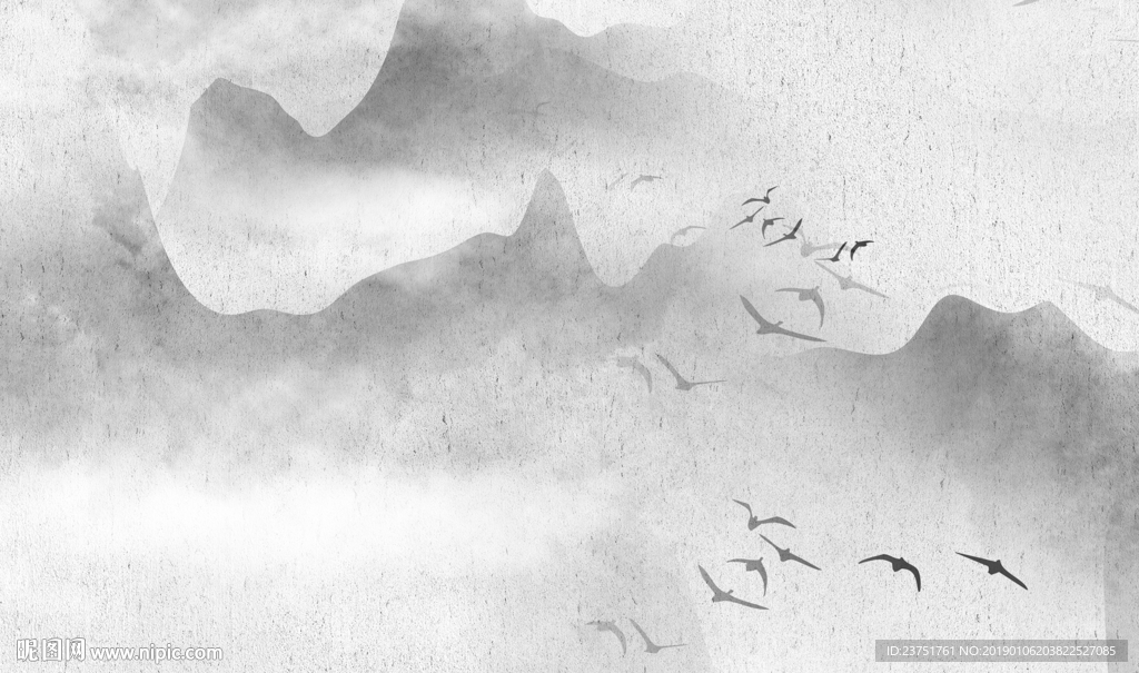 水墨山水背景
