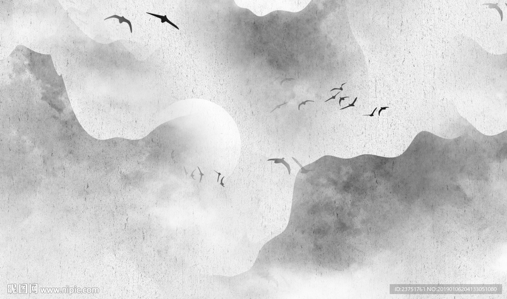 水墨山水背景