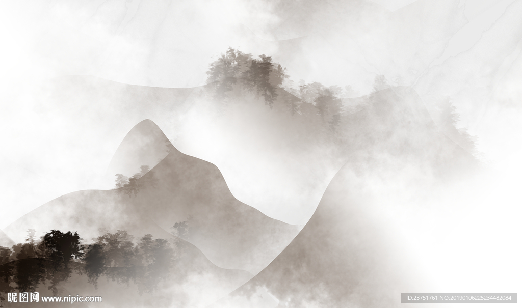 山水壁画