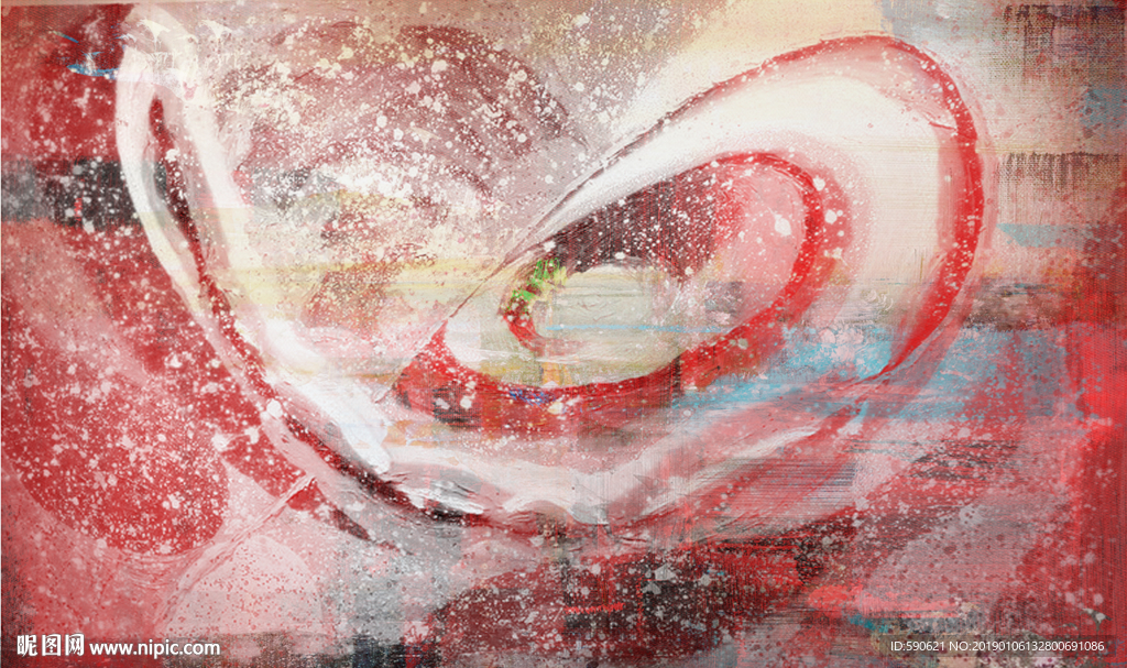 抽象油画