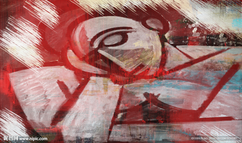 抽象油画