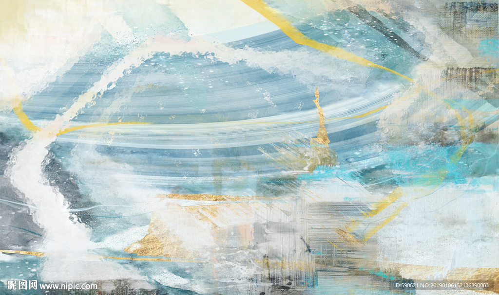 抽象油画