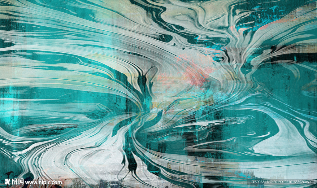 抽象油画
