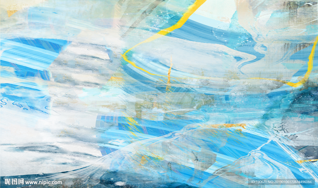 抽象油画