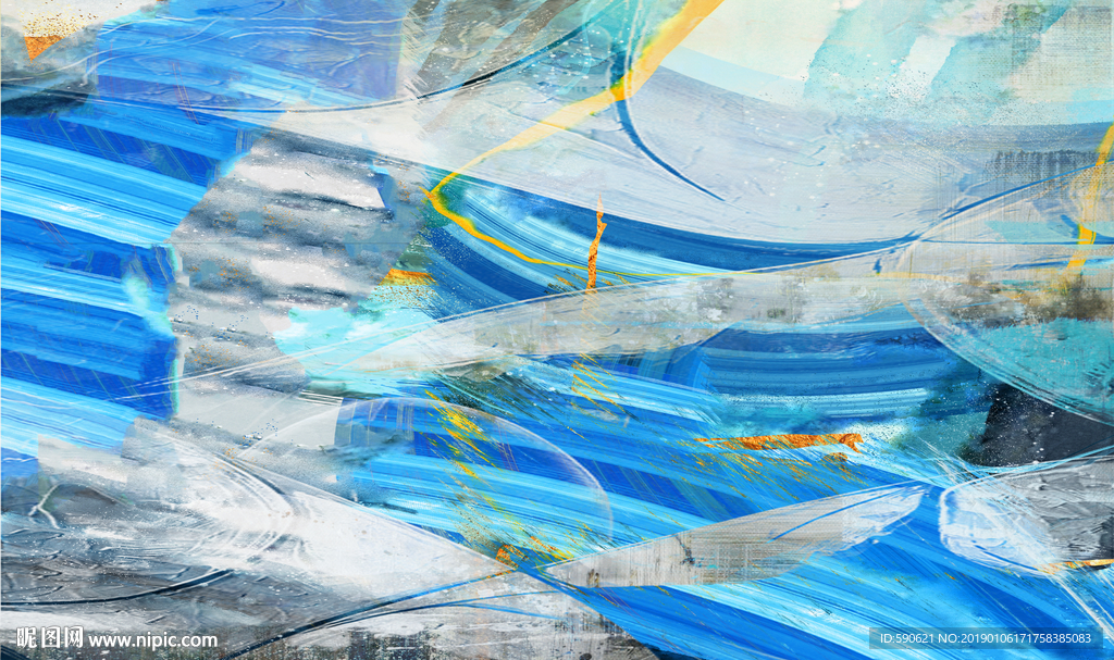 抽象油画