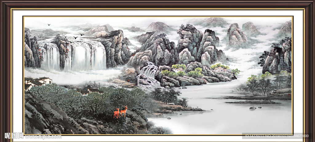 山水风景图