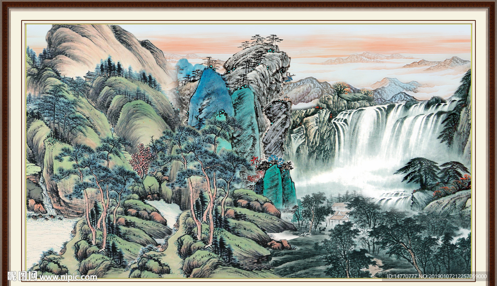 山水风景图