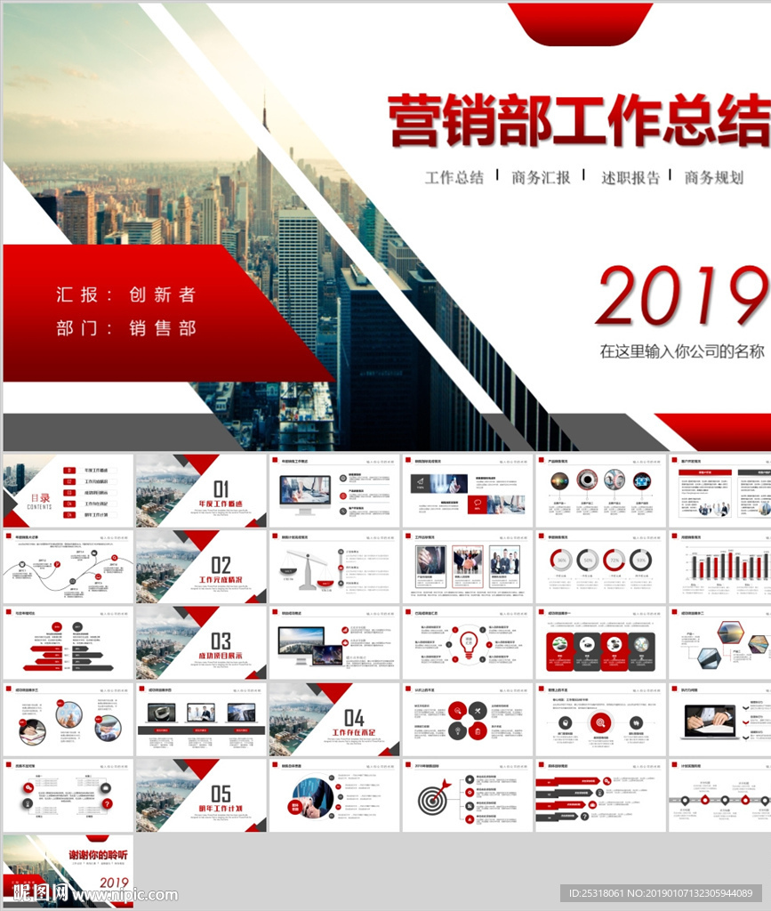 销售部企业销售营销年终工作总结