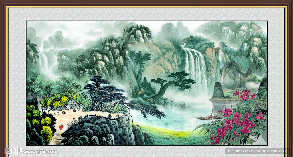 聚宝盆山水
