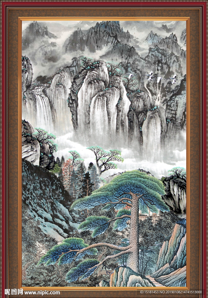 聚宝盆山水