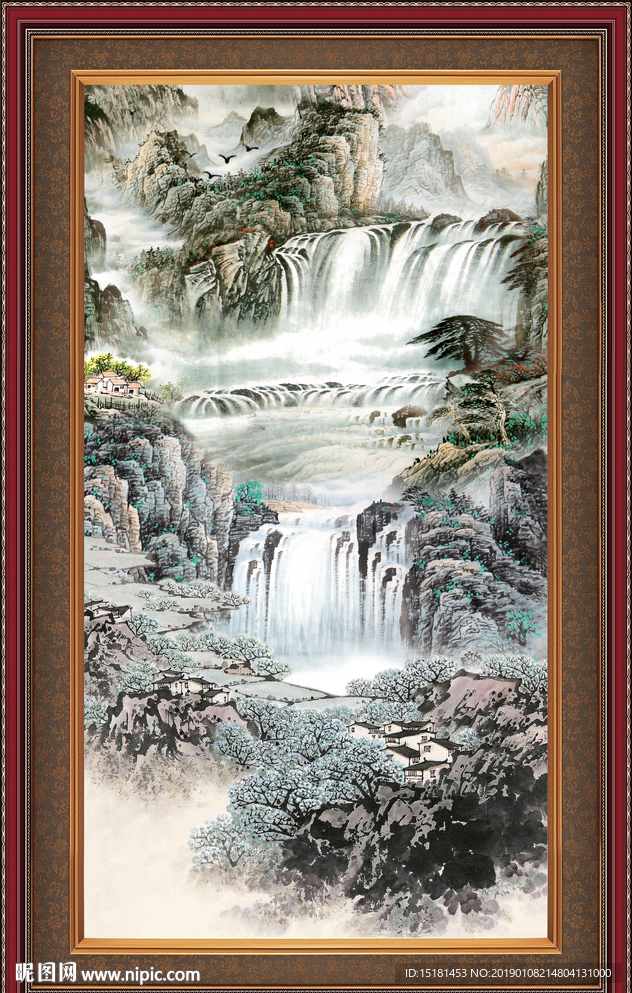 聚宝盆山水