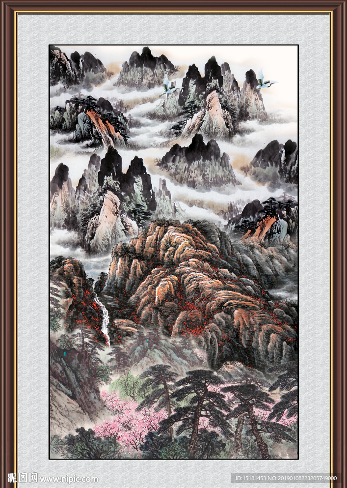 聚宝盆山水
