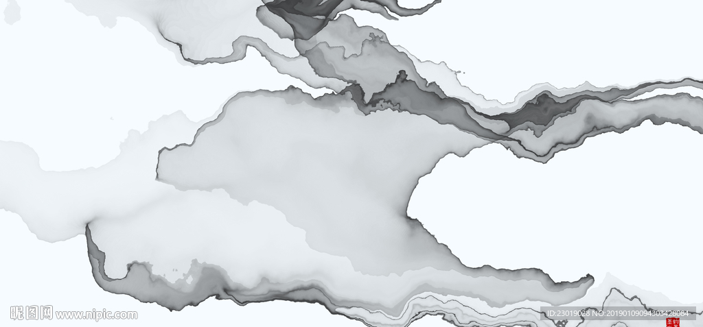 禅意水墨画
