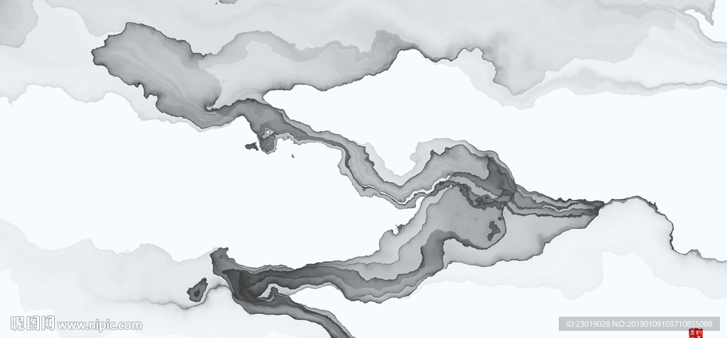 水墨抽象画