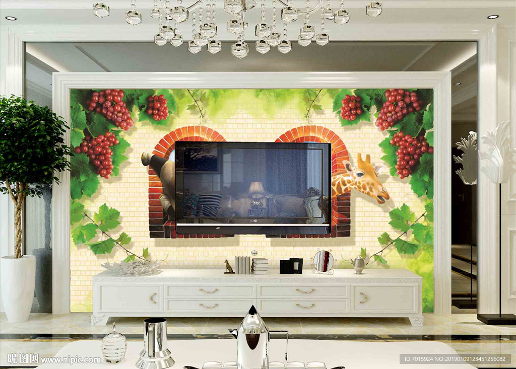 背景墙 3D背景墙 壁纸壁画